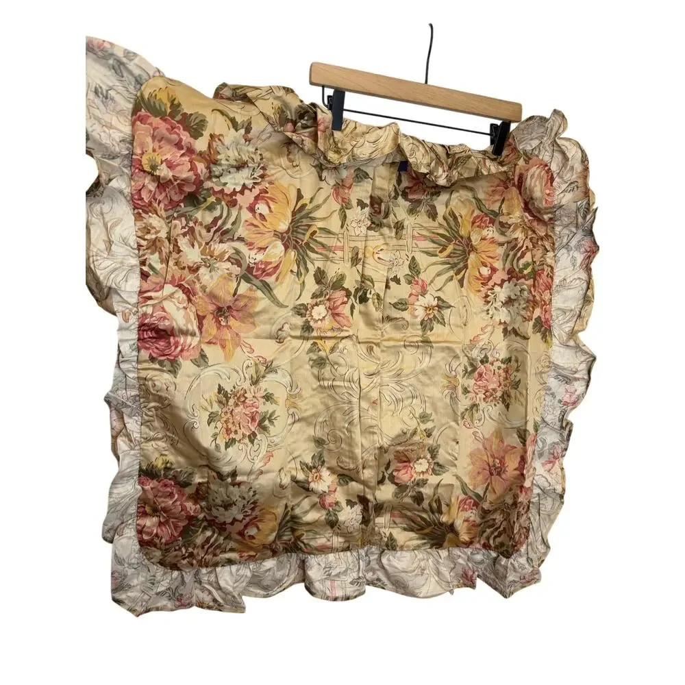 Ralph Lauren One EuropeanSham Guinevere Aragon Medieval Collection‎ Pillow 26x26